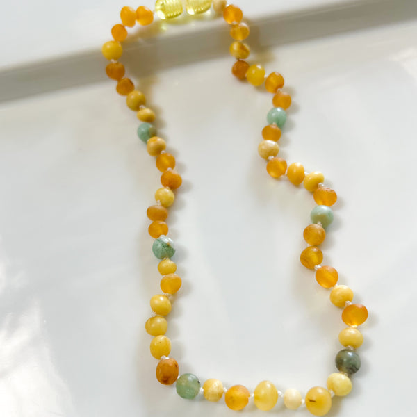 OOAK & LE | Genuine Baltic Amber Teething Necklace