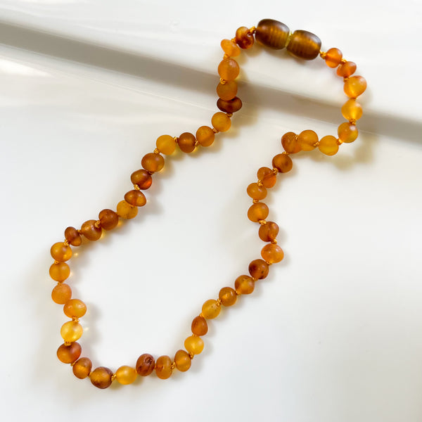 OOAK & LE | Genuine Baltic Amber Teething Necklace